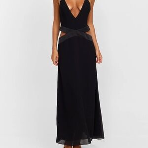 Sasha Therese - Sia Maxi Dress Black XXS